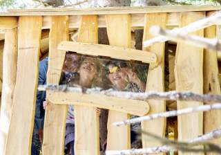 Baumhaus der Firma Rudolf Spielplatz, Spielplatzbauer, Spielplatzhersteller, Spielplatzgeräte, Schweiz