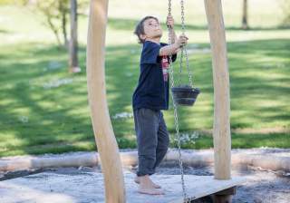 Wasser- und Matschanlage der Firma Rudolf Spielplatz, Spielplatzbauer, Spielplatzhersteller, Spielplatzgeräte, Schweiz